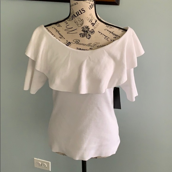 One Heart Tops - 10%off 2 or more NWT Off the shoulder ruffle top